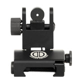 Dagger Defense flip up BUIS picatinny rail mounted backup iron sights