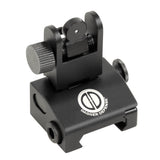Dagger Defense flip up BUIS picatinny rail mounted backup iron sights