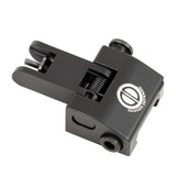 Dagger Defense flip up BUIS picatinny rail mounted backup iron sights