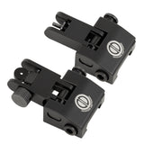 Dagger Defense flip up BUIS picatinny rail mounted backup iron sights