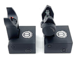 *Open box-Dagger Defense BUIS crescent flip up iron sights for back up optic solutions