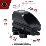 Dagger Defense DDHQ Red Dot Reflex sight with quick detach mount