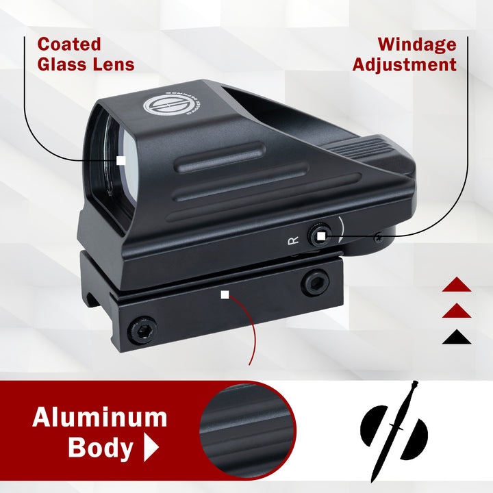 Dagger Defense DDHB Red Dot Reflex scope, optic (red dot) scope