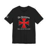 Revelation Cross Tee — "The Revelation Will Not Be Televised" Graphic T-Shirt