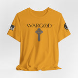 WARGOD Celtic Cross T‑Shirt — Sleeve Graphic Tee