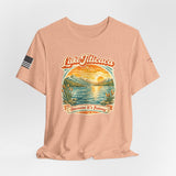 Lake Titicaca Vintage Sunset T-Shirt — "Because It's Funny" Travel Tee