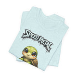Funny Speed Metal T-Shirt for Turtle Lovers — "Speed Metal for Turtles"