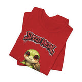 Funny Speed Metal T-Shirt for Turtle Lovers — "Speed Metal for Turtles"