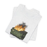 Dumpster Fire Tee — "Everything's Fine" Graphic Shirt