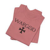 WARGOD Cross Graphic Tee — Military-Inspired Logo Short Sleeve Shirt