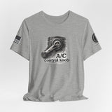 A/C Control Knob T‑Shirt — Window Crank Graphic Tee