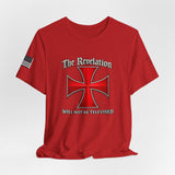 Revelation Cross Tee — "The Revelation Will Not Be Televised" Graphic T-Shirt