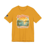 Lake Titicaca Vintage Sunset T-Shirt — "Because It's Funny" Travel Tee