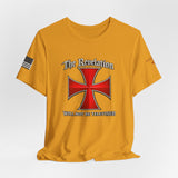 Revelation Cross Tee — "The Revelation Will Not Be Televised" Graphic T-Shirt
