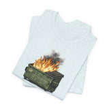 Dumpster Fire Tee — "Everything's Fine" Graphic Shirt