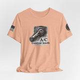 A/C Control Knob T‑Shirt — Window Crank Graphic Tee