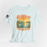 Lake Titicaca Vintage Sunset T-Shirt — "Because It's Funny" Travel Tee