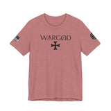 WARGOD Cross Graphic Tee — Military-Inspired Logo Short Sleeve Shirt