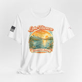 Lake Titicaca Vintage Sunset T-Shirt — "Because It's Funny" Travel Tee