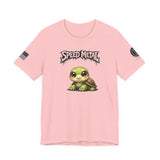 Funny Speed Metal T-Shirt for Turtle Lovers — "Speed Metal for Turtles"