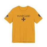 WARGOD Cross Graphic Tee — Military-Inspired Logo Short Sleeve Shirt
