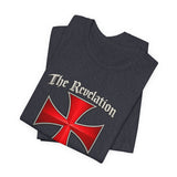 Revelation Cross Tee — "The Revelation Will Not Be Televised" Graphic T-Shirt