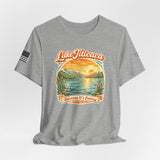 Lake Titicaca Vintage Sunset T-Shirt — "Because It's Funny" Travel Tee