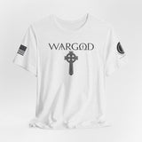 WARGOD Celtic Cross T‑Shirt — Sleeve Graphic Tee
