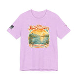Lake Titicaca Vintage Sunset T-Shirt — "Because It's Funny" Travel Tee