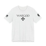 WARGOD Cross Graphic Tee — Military-Inspired Logo Short Sleeve Shirt