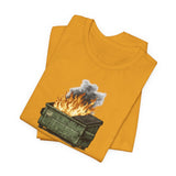 Dumpster Fire Tee — "Everything's Fine" Graphic Shirt