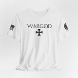 WARGOD Cross Graphic Tee — Military-Inspired Logo Short Sleeve Shirt