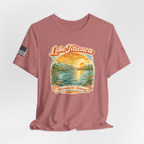 Lake Titicaca Vintage Sunset T-Shirt — "Because It's Funny" Travel Tee