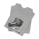 A/C Control Knob T‑Shirt — Window Crank Graphic Tee
