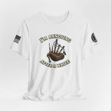 I'm Annoying After a While Bagpipes T-Shirt — Funny Scottish Piper Tee