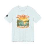 Lake Titicaca Vintage Sunset T-Shirt — "Because It's Funny" Travel Tee
