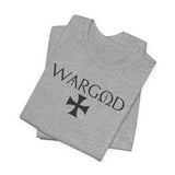 WARGOD Cross Graphic Tee — Military-Inspired Logo Short Sleeve Shirt
