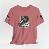 A/C Control Knob T‑Shirt — Window Crank Graphic Tee