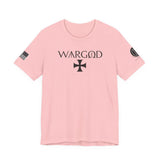 WARGOD Cross Graphic Tee — Military-Inspired Logo Short Sleeve Shirt