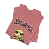 Funny Speed Metal T-Shirt for Turtle Lovers — "Speed Metal for Turtles"