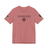 WARGOD Cross Graphic Tee — Military-Inspired Logo Short Sleeve Shirt
