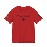 WARGOD Cross Graphic Tee — Military-Inspired Logo Short Sleeve Shirt