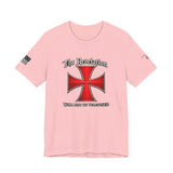 Revelation Cross Tee — "The Revelation Will Not Be Televised" Graphic T-Shirt