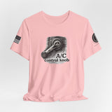 A/C Control Knob T‑Shirt — Window Crank Graphic Tee