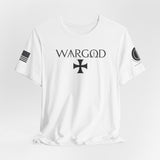 WARGOD Cross Graphic Tee — Military-Inspired Logo Short Sleeve Shirt