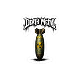 Death Metal Bomb Kiss-Cut Vinyl Sticker