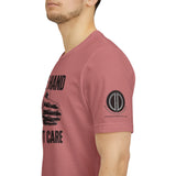Knife Hand Doesn't Care T-Shirt — Military Authority in One Hand