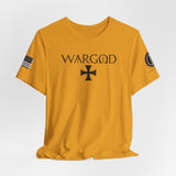 WARGOD Cross Graphic Tee — Military-Inspired Logo Short Sleeve Shirt