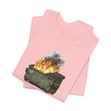 Dumpster Fire Tee — "Everything's Fine" Graphic Shirt