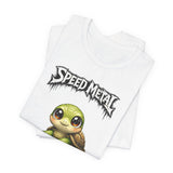 Funny Speed Metal T-Shirt for Turtle Lovers — "Speed Metal for Turtles"
